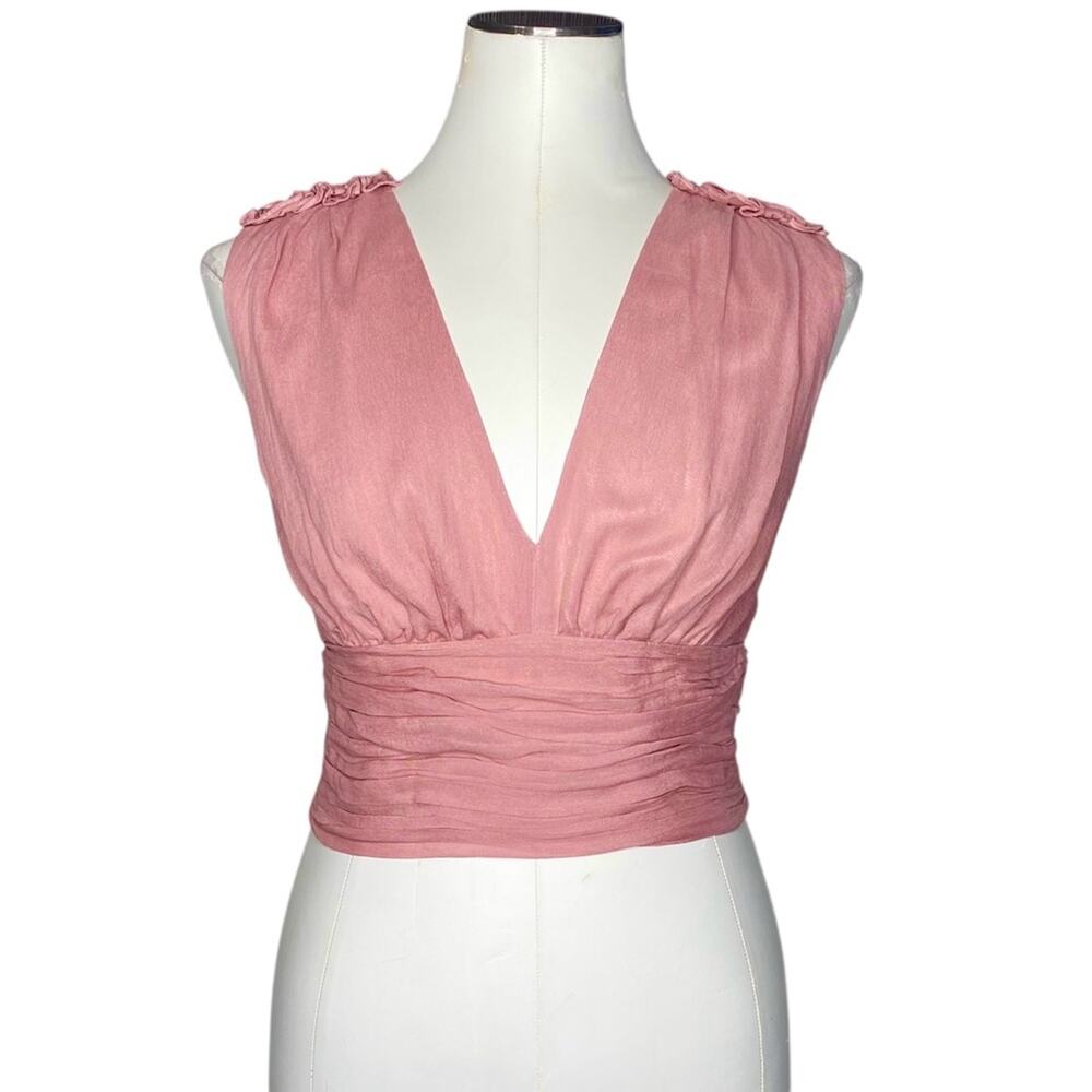 Karina Grimaldi Tanya Solid Top size Small NWT
